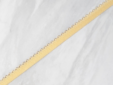 Guma obszywkowa, żółta - szerokość 1,1 cm