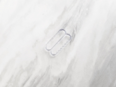 Regulatory plastikowe przezroczyste - 10 lub 100 sztuk - szer. 22 mm