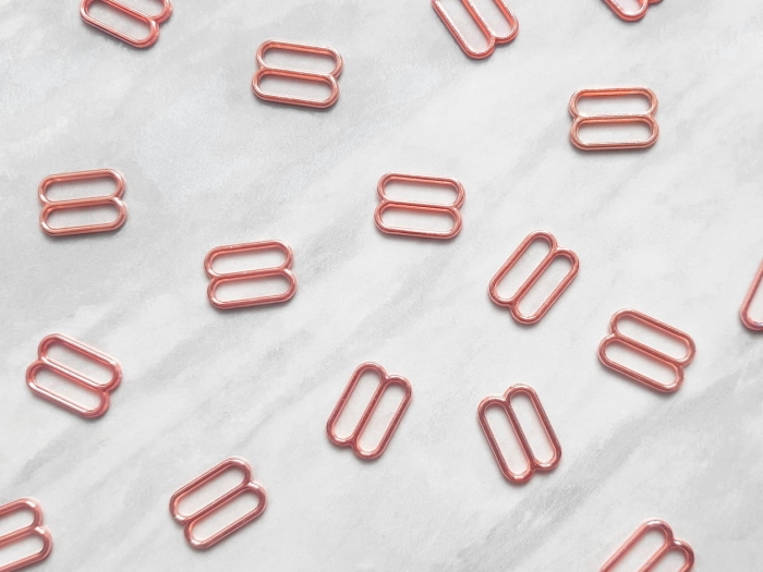 Regulatory metalowe 16mm rose gold