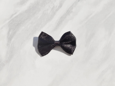 Duże, eleganckie kokardki, czarne I - 10 szt.
