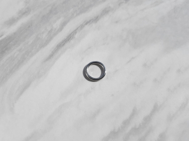 Grubsze kółka metalowe, srebrne - śred. 11mm [-50%, cena za 10 sztuk]